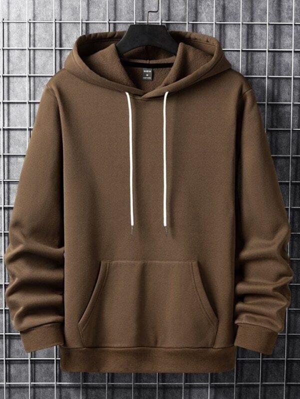 Classic Simple Hoodie | Brown